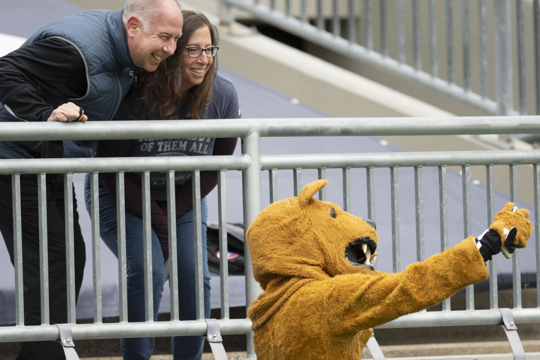 Penn State football spring practice, Nittany Lion and fans
